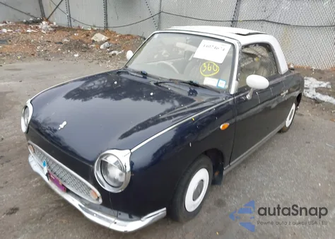 1991 Nissan Figaro из США, поврежденный, VIN FK10007172